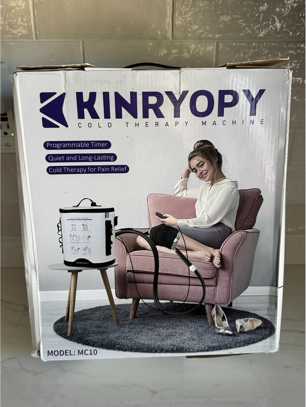 Kinryopy Cold Therapy Machine Model MC10 Larger Knee Pad + Machine New Open Box
